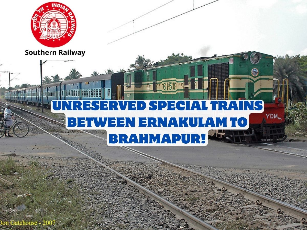 Special Trains between Ernakulam To Brahmapur