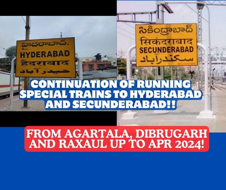 Running Special Trains To Hyderabad And Secunderabad