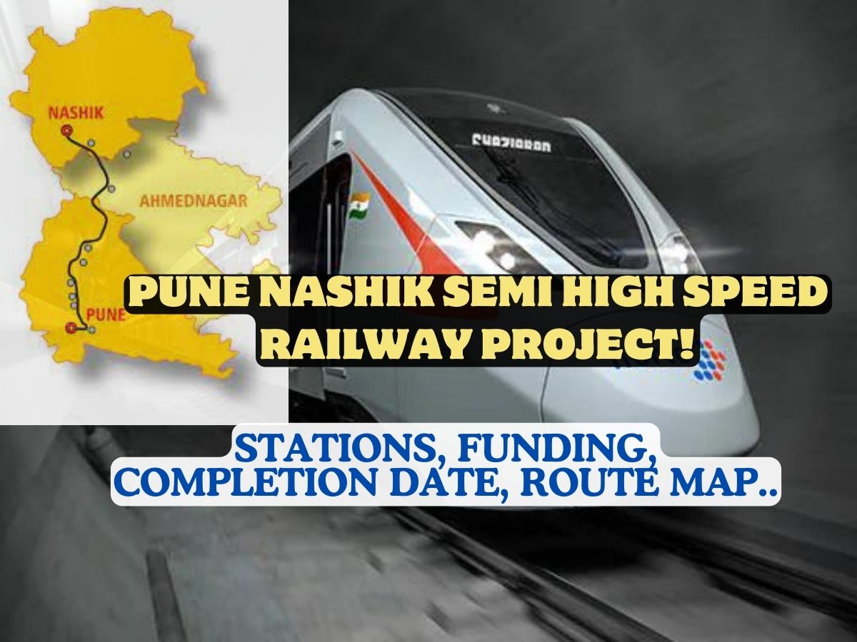 Pune Nashik Semi High Speed Railway Line