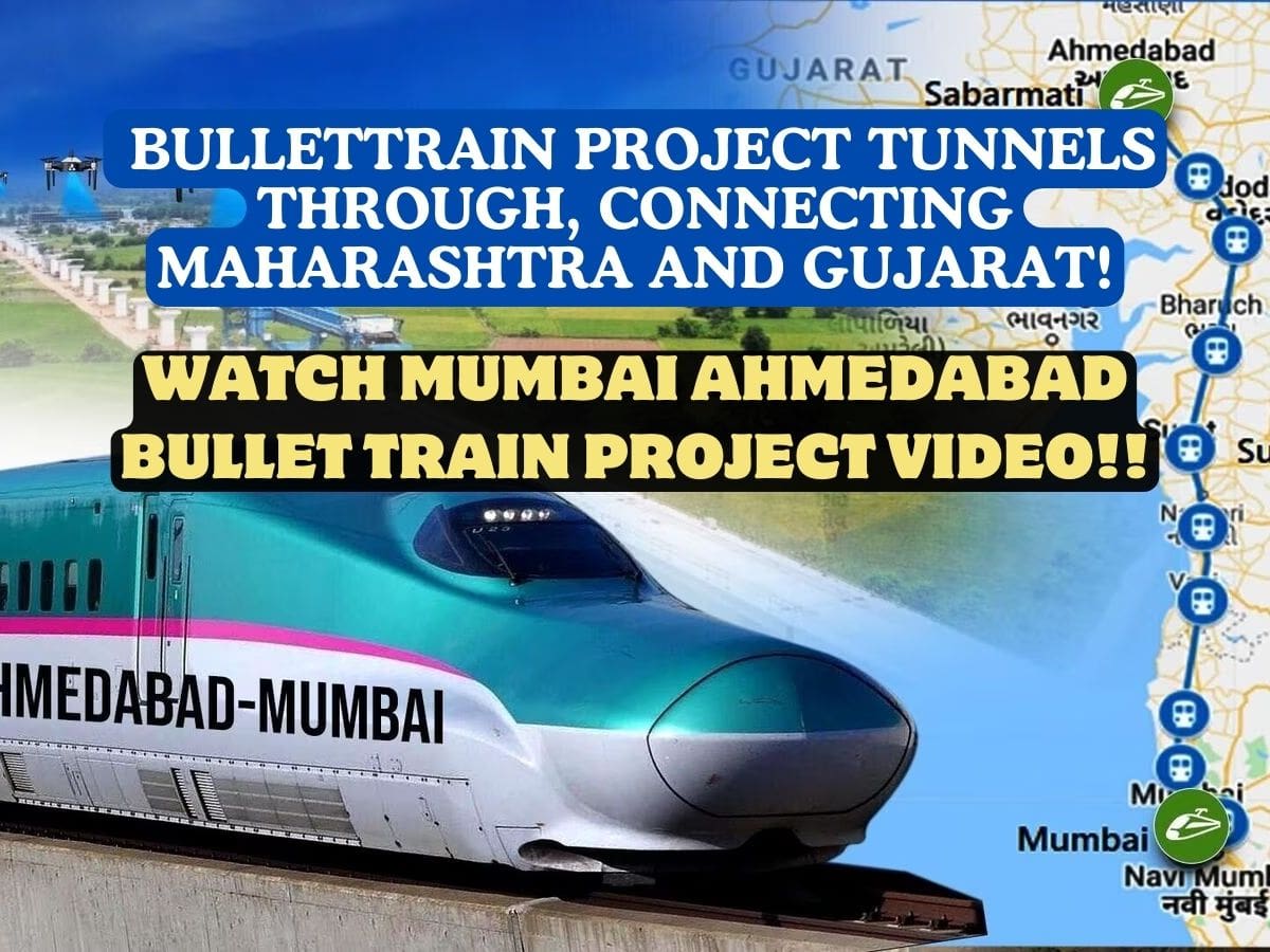 Mumbai Ahmedabad Bullet Train Project Video