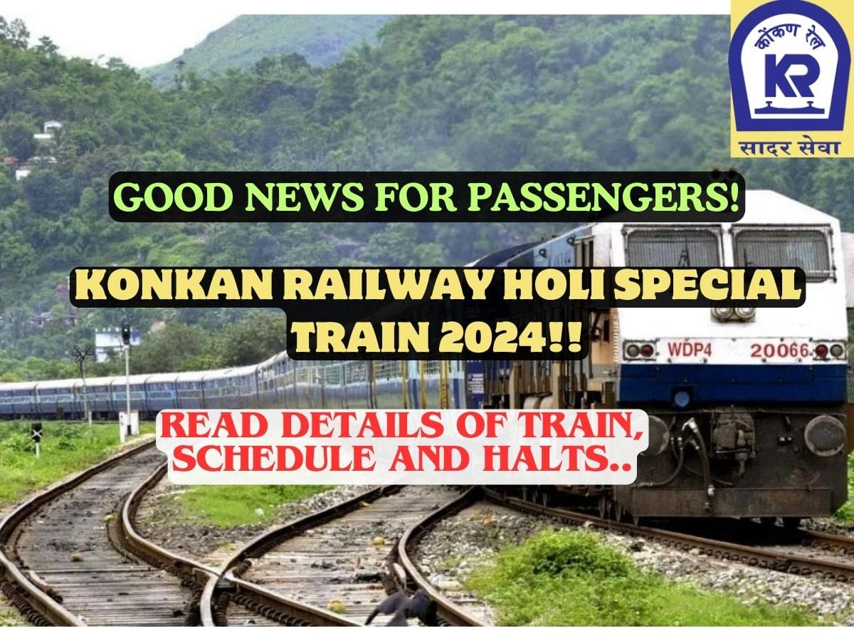 Konkan Railway Holi Special Train 2024